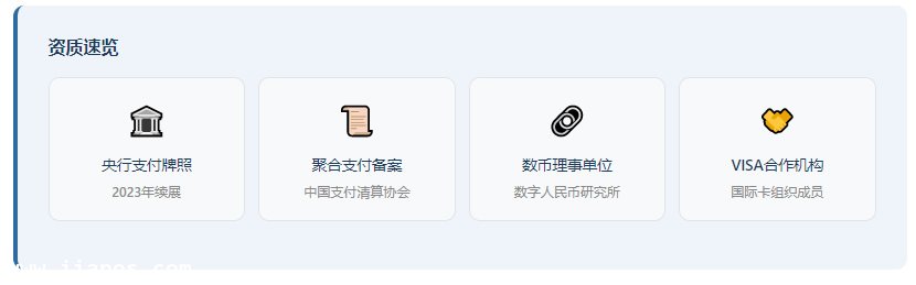 星驿支付资质速览